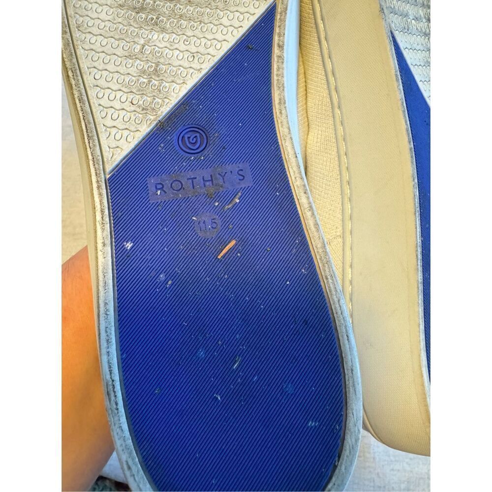 Rothys women’s size 11.5 white slip on sneakers - EUC - Picture 12 of 15